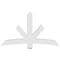 Ekena Millwork Alberta Architectural Grade PVC Gable Bracket, 72"W x 42"H x 6"D x 6"F, 14/12 Pitch GBP072X42X0606ALB00 - alternate 4
